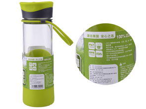 探索健康新時尚 Migo享悅便攜無鉛玻璃水瓶 550ml
